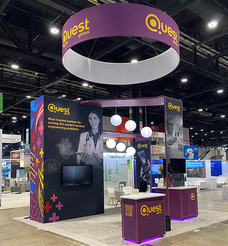 Island Exhibit for Quest at HIMMS